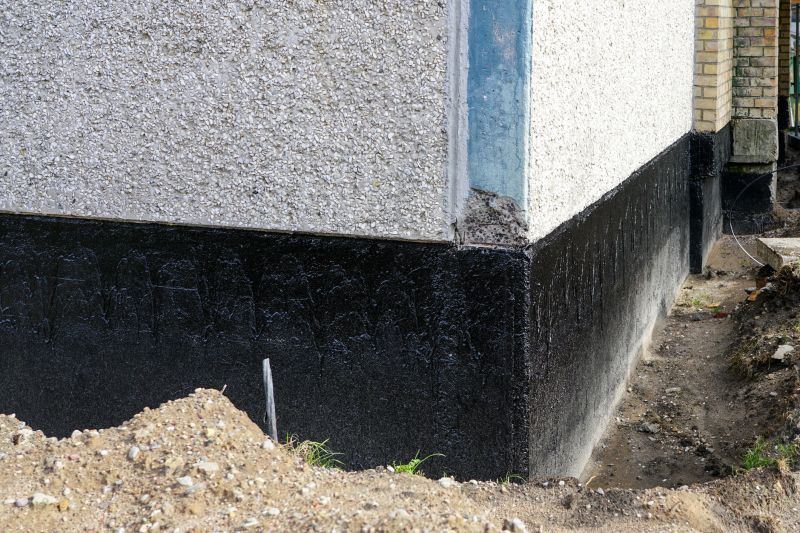 Sealant Application on Foundation Cracks